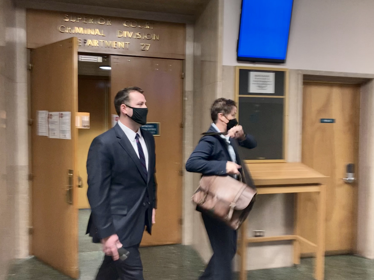 Officer Terrance Stangel takes the stand in his own defense