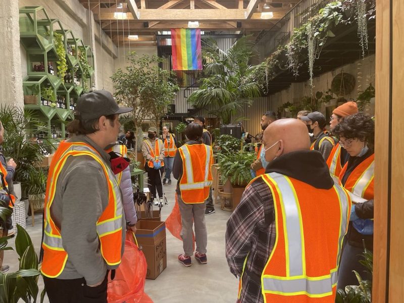 Locals band together to clean up Mission Street
