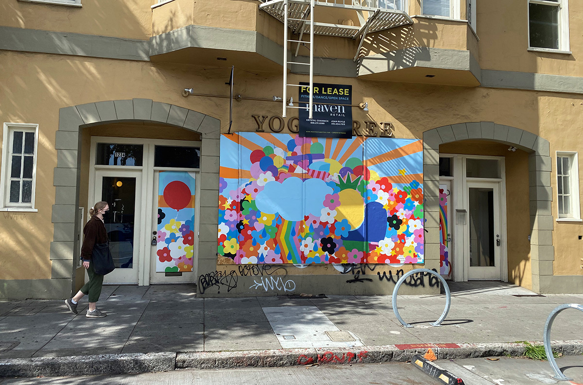 Valencia Street Yoga Tree. March 2021.