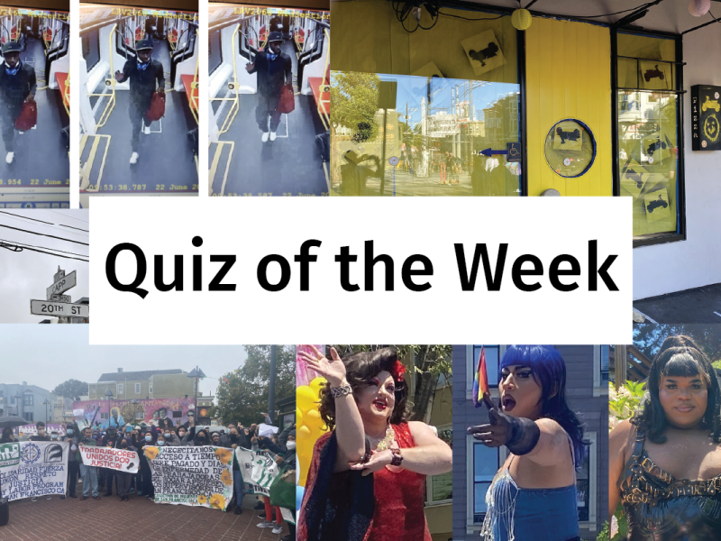 Banner image for Mission Local's quiz of the week.