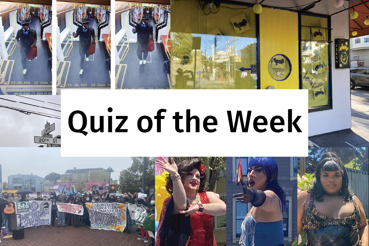 Banner image for Mission Local's quiz of the week.