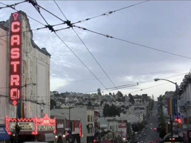 Looking south on Castro Street from Market Street
