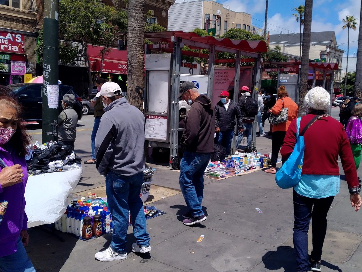 Vendor enforcement at 24th Street BART Plaza meets resistance