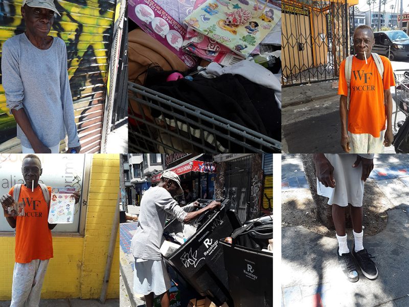 Scenes of Thomasa Duarte on 15th Street in SF