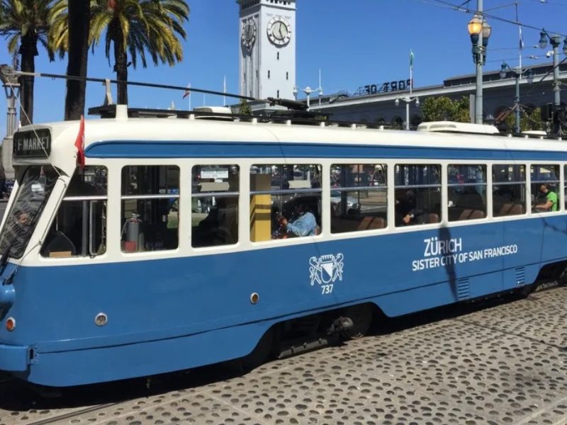 1950's tram. Photo c/o Market Street Railway