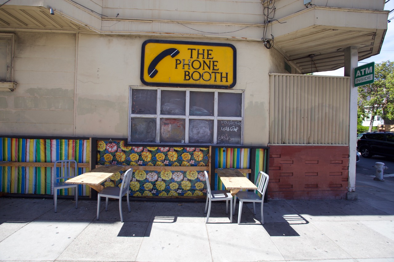 Photo of a bar called The Phone Booth.