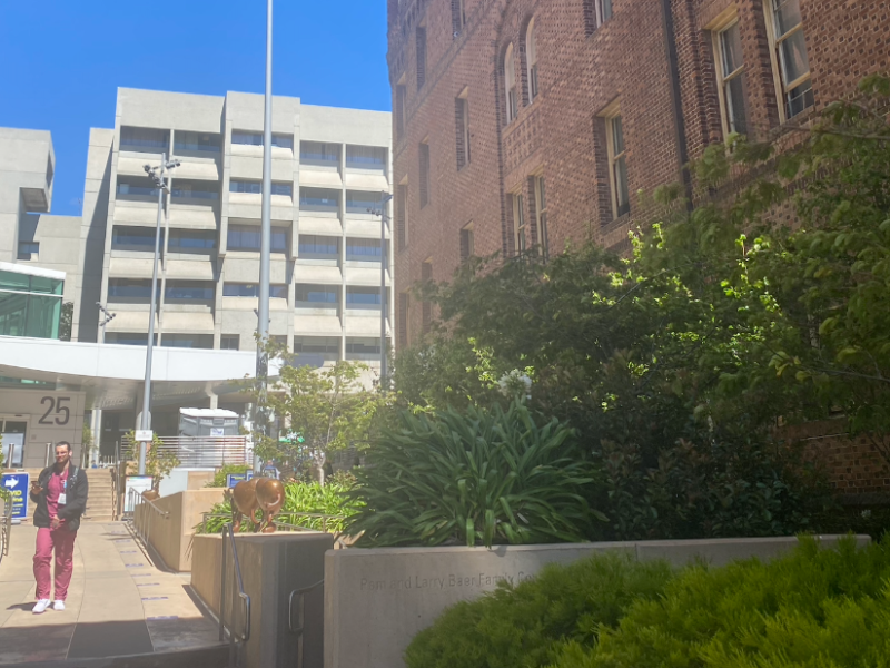building 30 at Zuckerberg General Hospital for monkeypox story