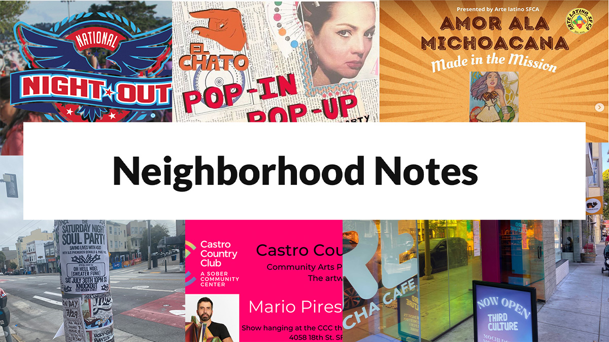 Collage of flyers showcasing this weekend's events.