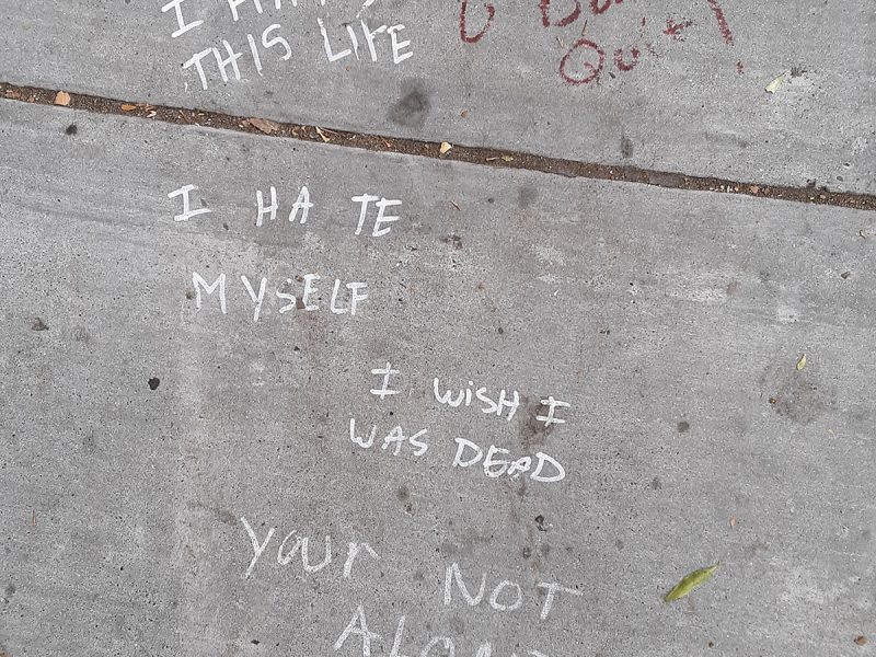 Graffiti, I hate this life you're not alone
