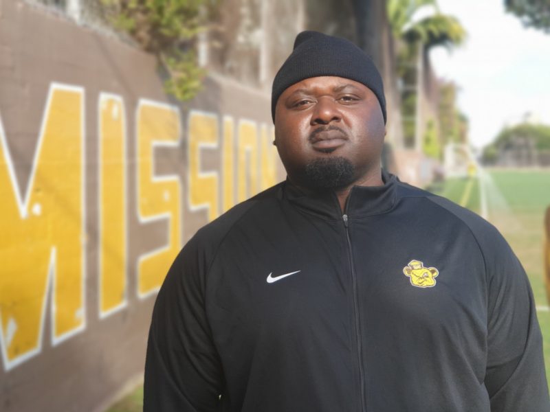 Terrill Vinson, head football coach at Mission High