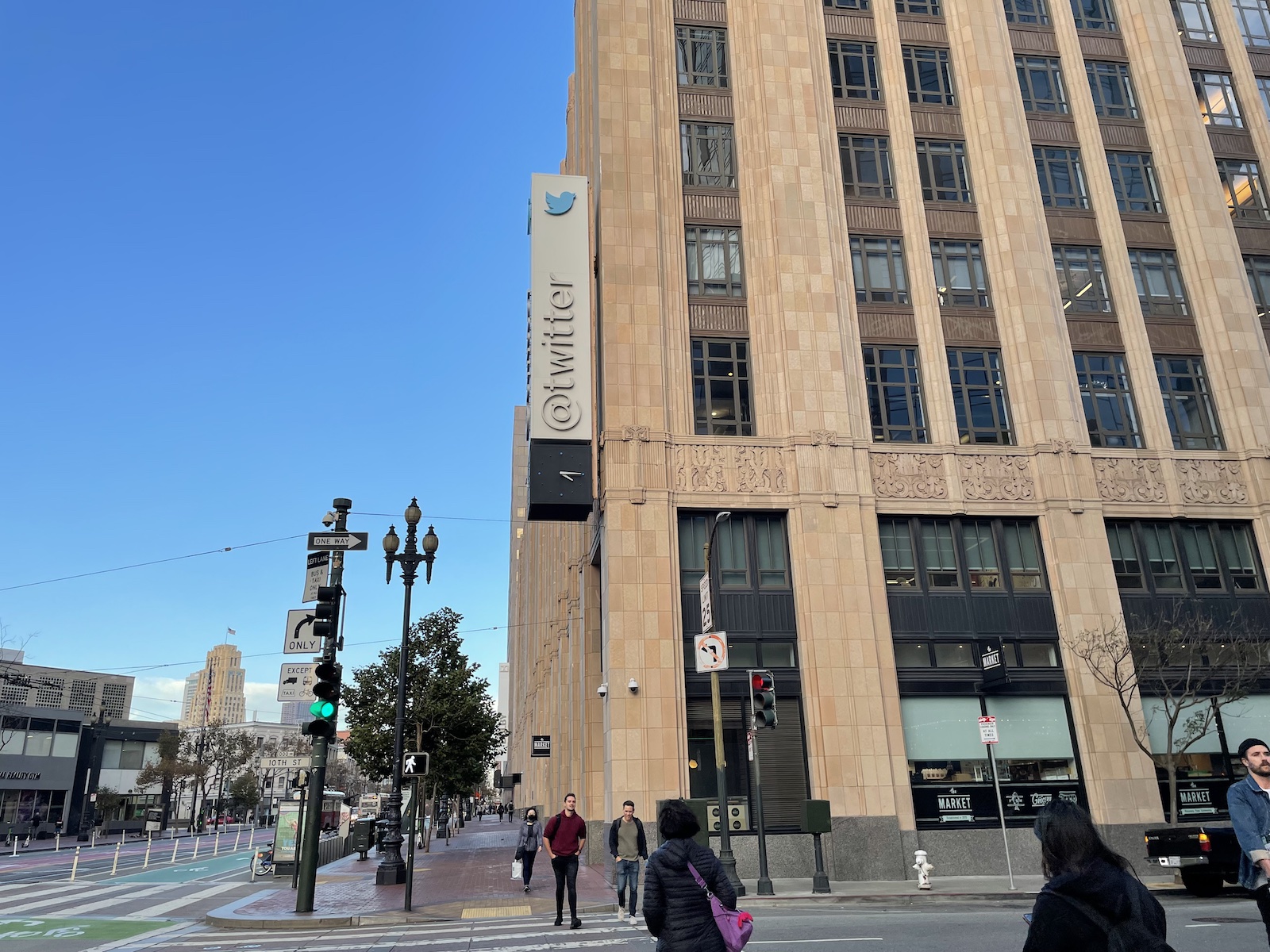 Twitter headquarters at 1355 Market Street, San Francisco
