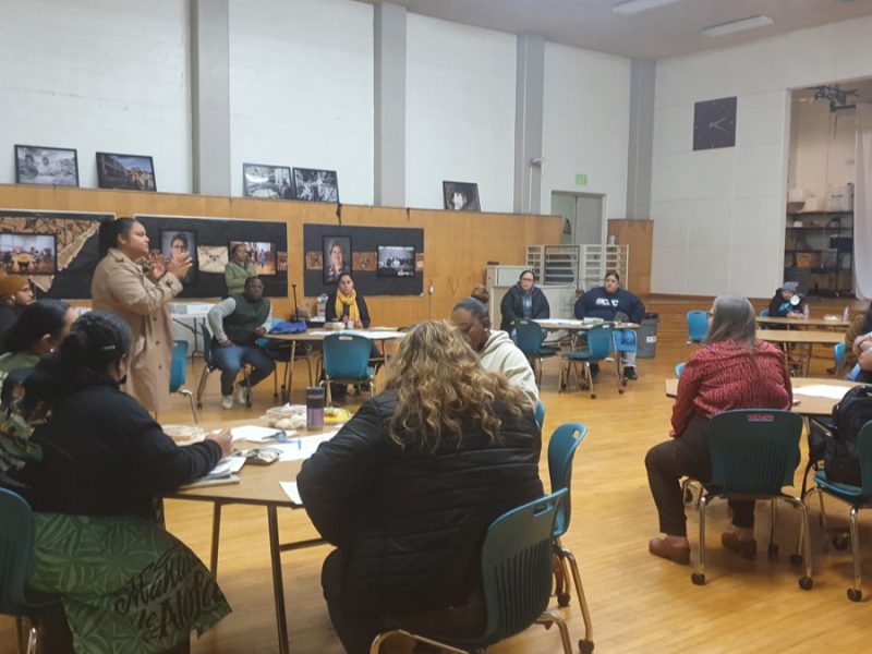 Pretext Stops Discussion at the Samoan Community Development Center