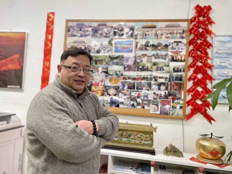 Travel agency in Chinatown