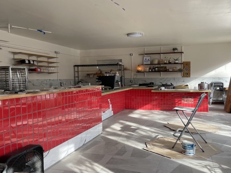 The interior of Fox and Lion's new Mission storefront.