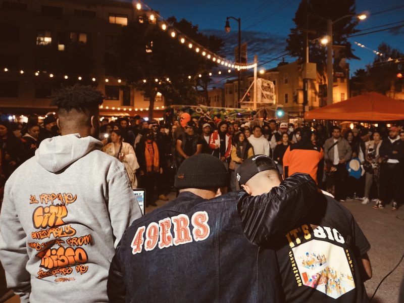 back of people jackets