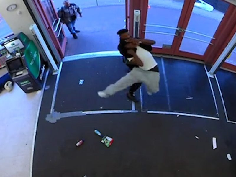 Screenshot from the Walgreens security footage.