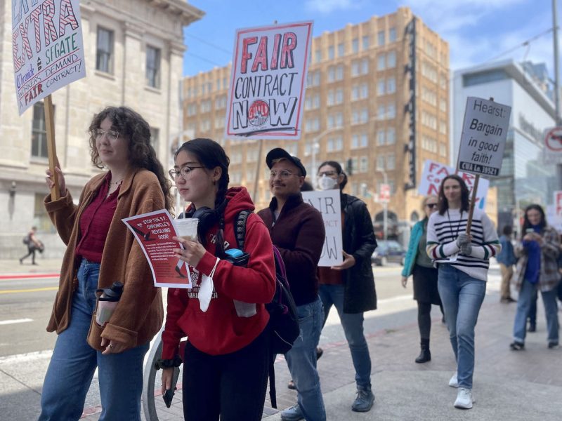 A group of people walking