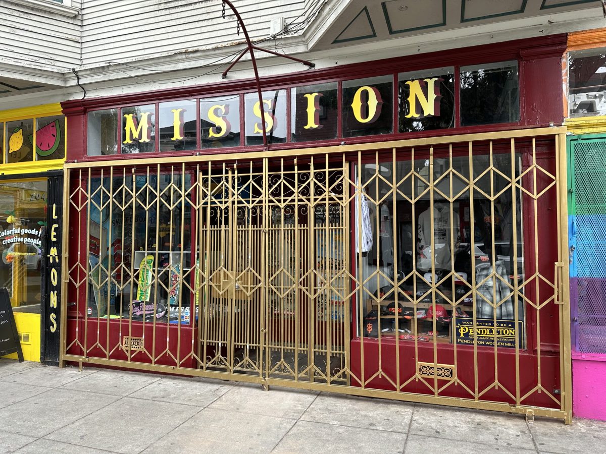 shuttered storefront