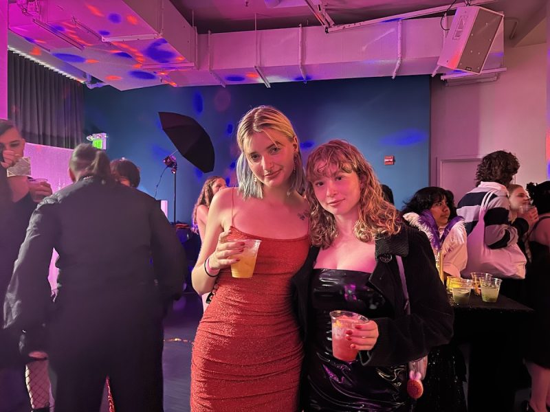 Kira and Cora at queer prom.