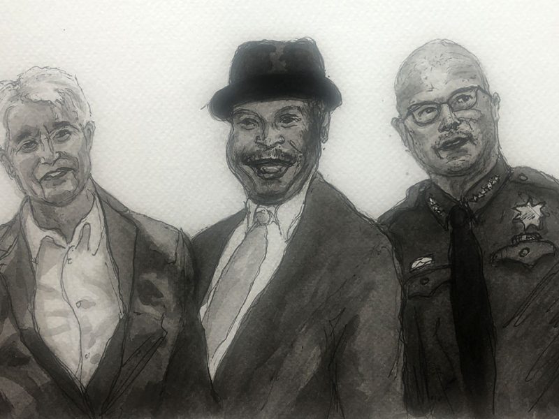George Gascón, Earl Sanders, and Greg Suhr. Together they've cost the city millions of dollars in settlements.