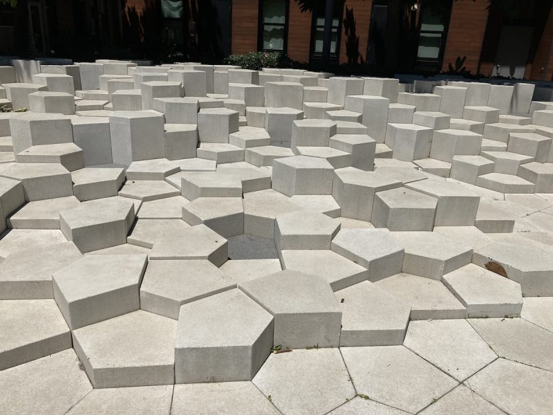 pentagonal steps
