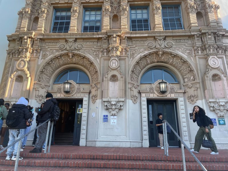 Mission High on back to school day.