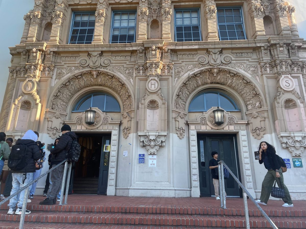 Mission High on back to school day.