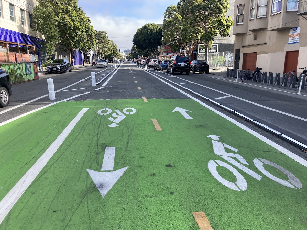 SFMTA says Valencia bike lane improved safety, but it may rethink design 