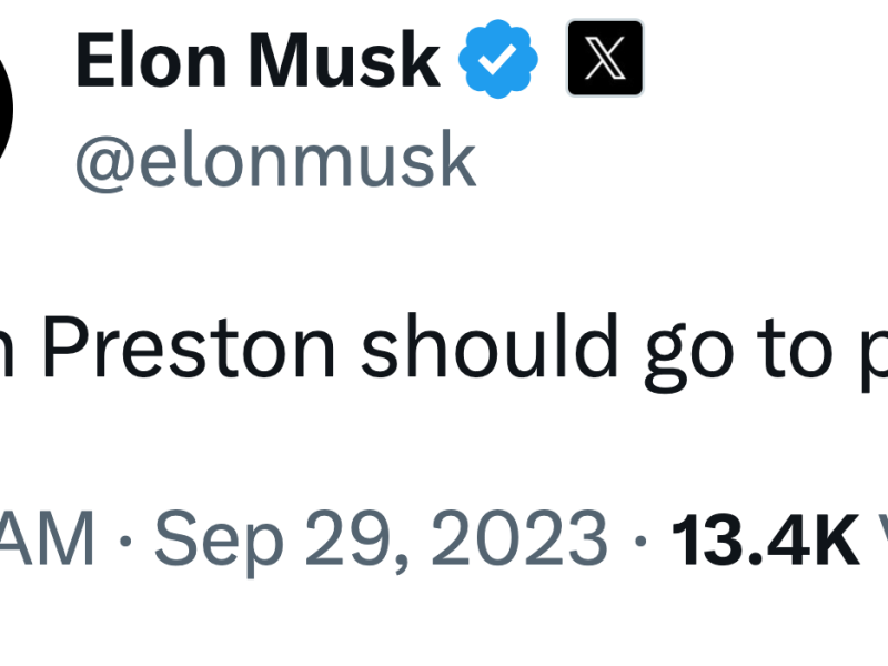 Elon Musk calls for jailing San Francisco supervisor Dean Preston