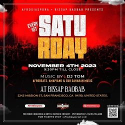 A flyer for satu roay.