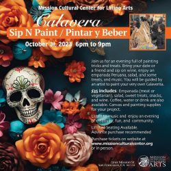 A flyer for a day of the dead event.