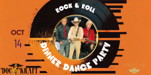 Rock & roll dinner dance party.