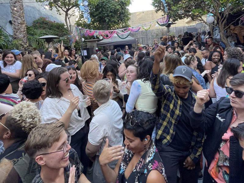 Partygoers at Mango during August's party.