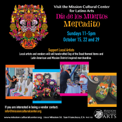 A flyer for the dia de los muertos.