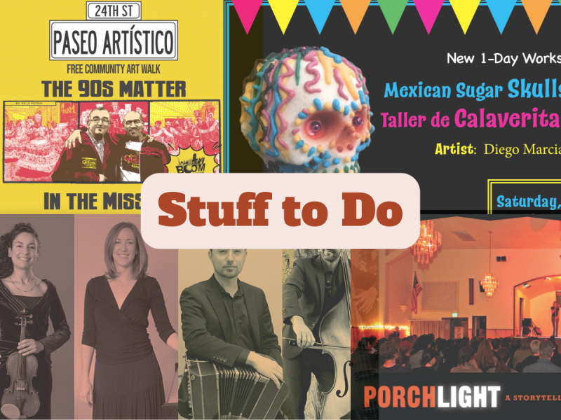 A poster of stuff to do