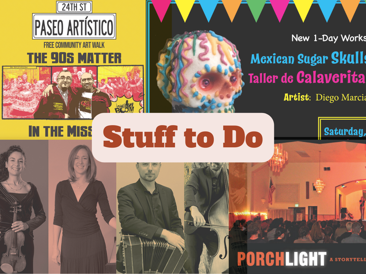 A poster of stuff to do