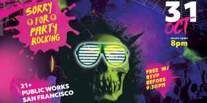 A flyer for a party in san francisco.