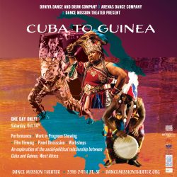 A poster for cuba to guinea.