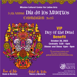 A flyer for the day of the dead.