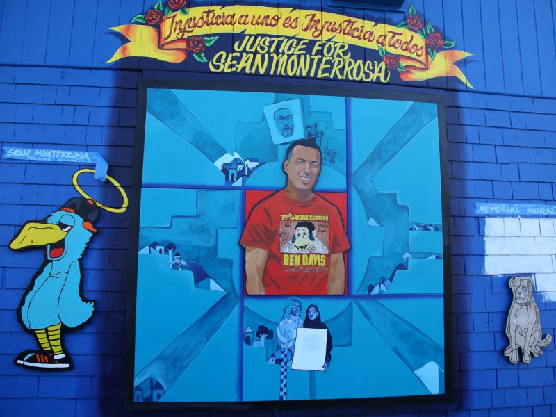 New mural about Sean Monterrosa