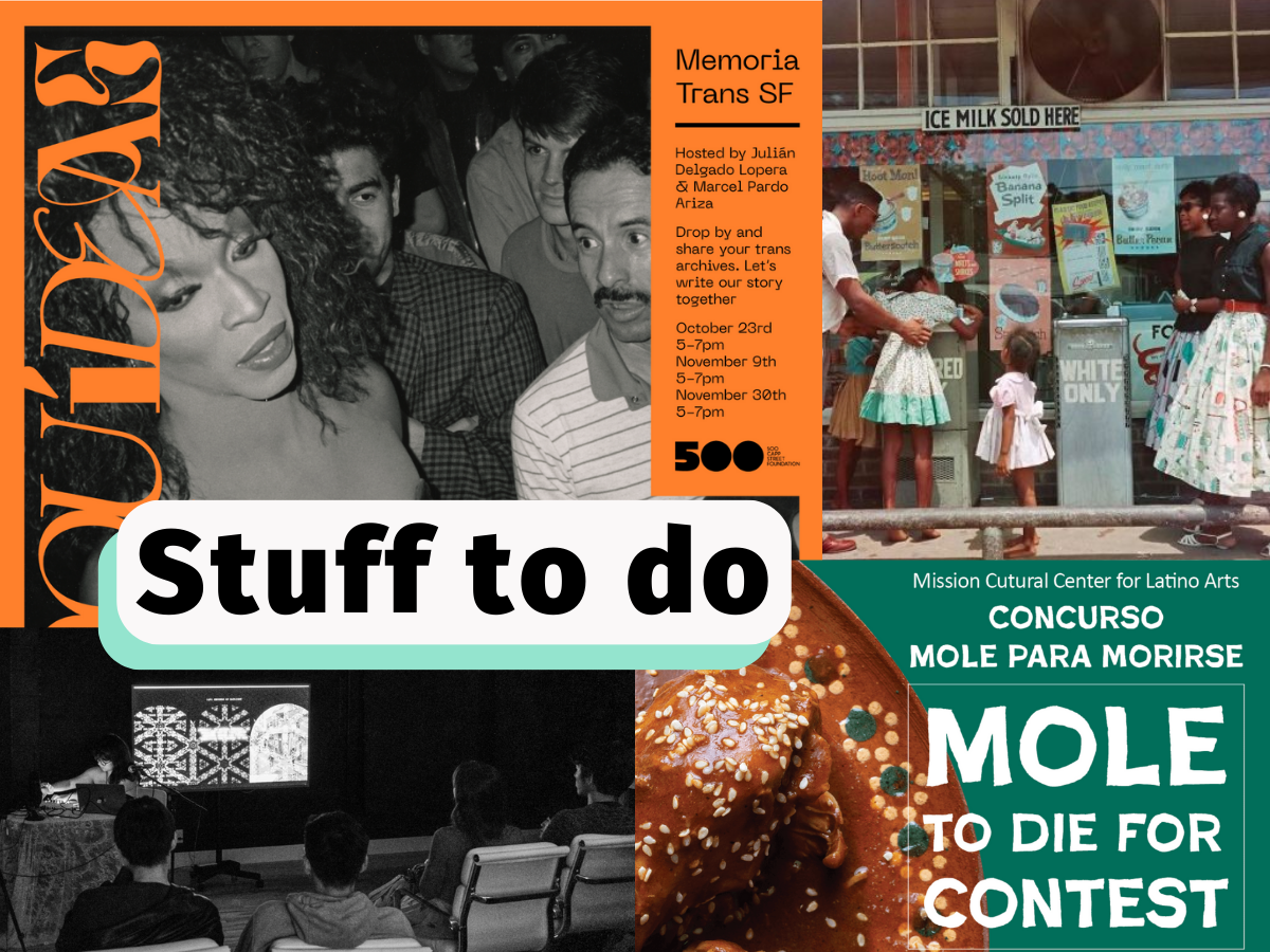 Collage of four posters that is titled "Stuff to do"
