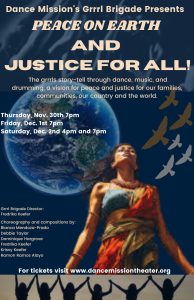 Peace on earth and justice for all poster.