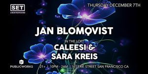 A poster for jan bloomquist and sara kriss.