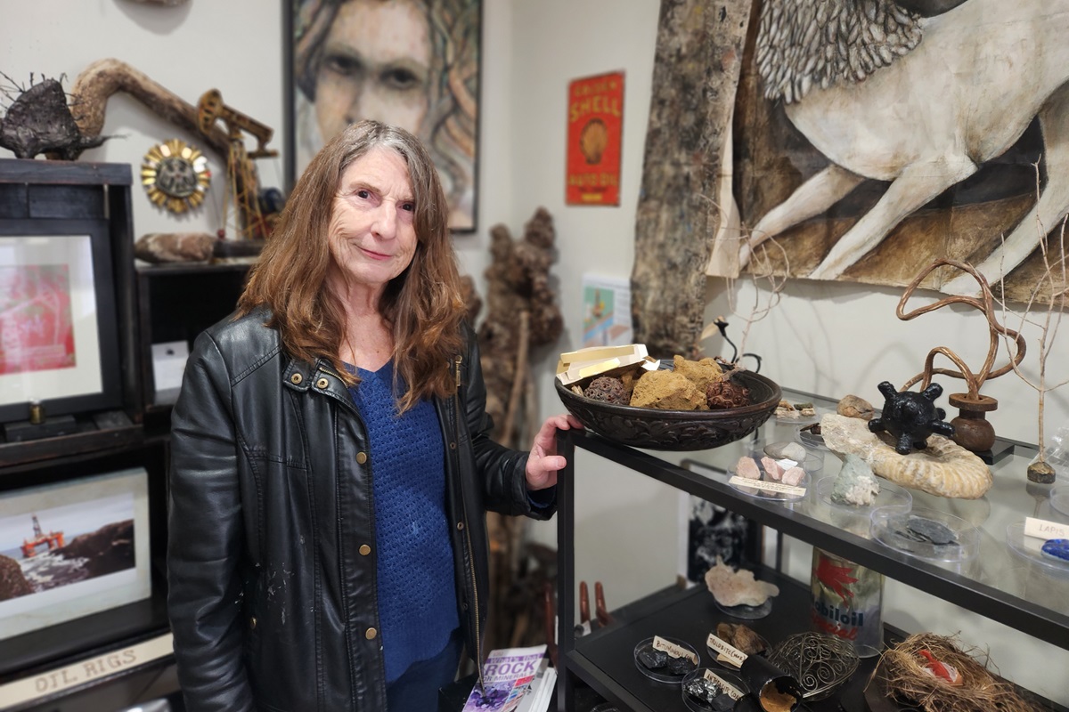 Jane Willson in her studio.