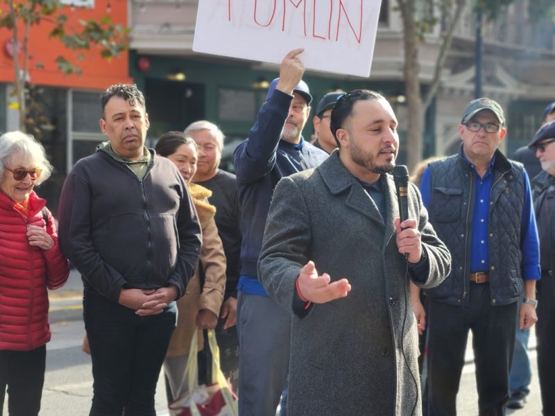 Kevin Ortiz on Valencia Street.