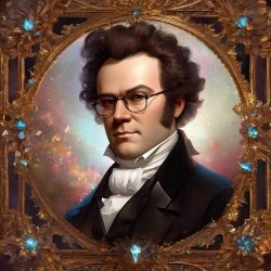 A portrait of a man wearing glasses and a suit.