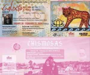 A flyer for the chisomoas art show.