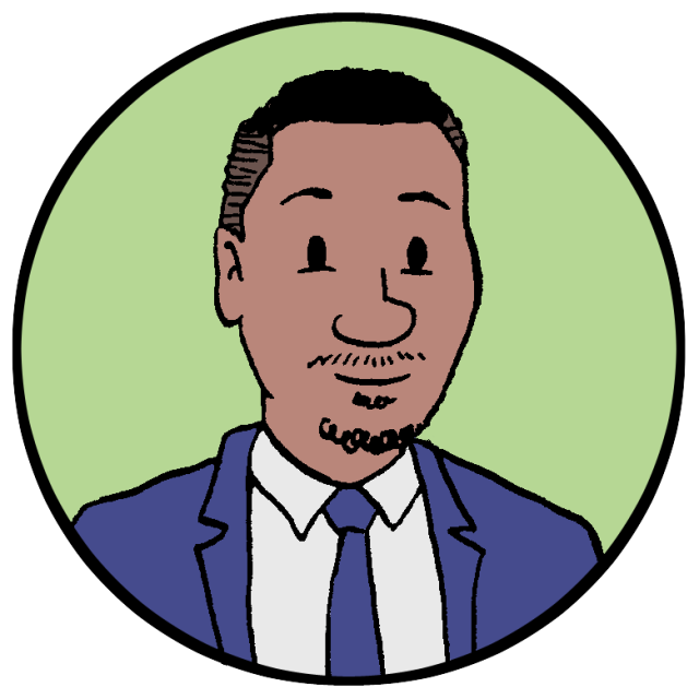 Drawing of Ernest "E.J." Jones, District 11 supervisor candidate for 2024