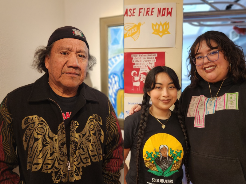 Calixto Robles, Sarai Montes, and Alejandra Rubio.