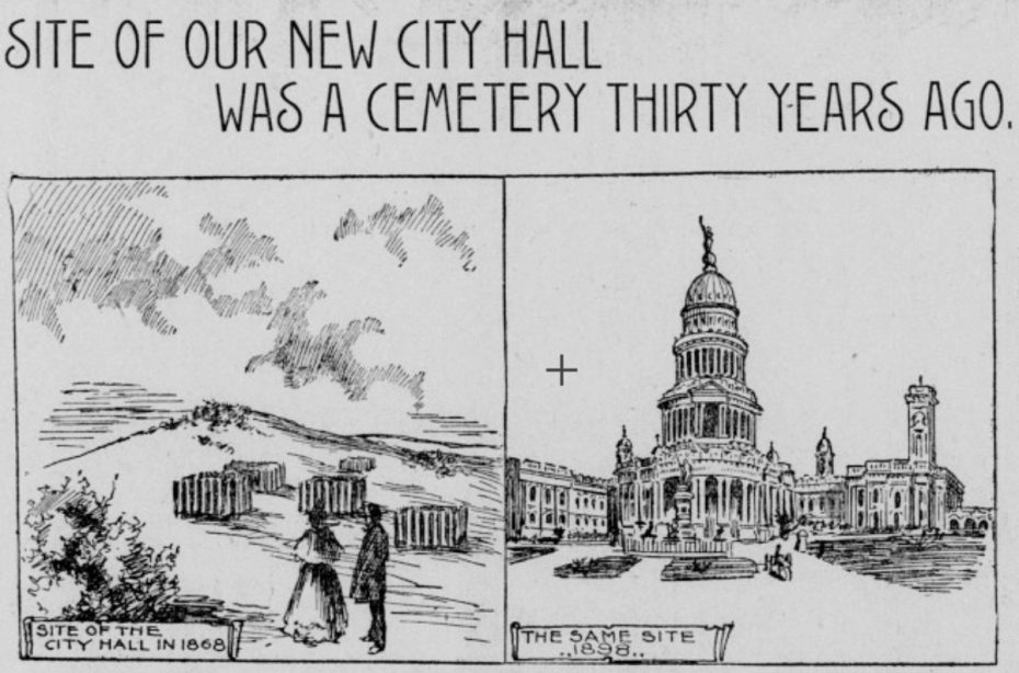 Yerba Buena Cemetery, for the city's unclaimed and indigent dead.